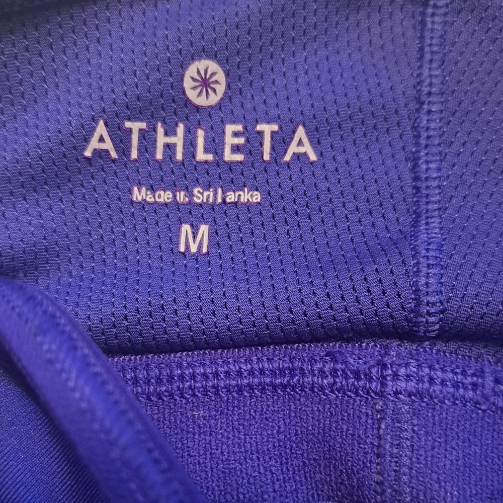 Athleta Sports Bra medium Mesh Razorback - Picture 2 of 3